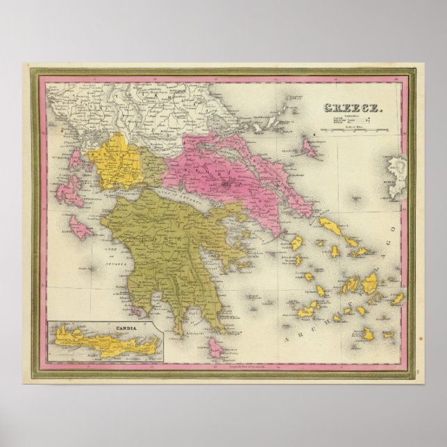 Griechenland Poster (Vorne)