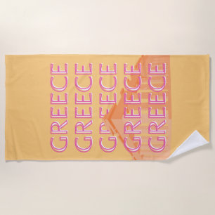 Griechenland Reisen Kunst, Sommer Reisen Kunst, Or Strandtuch