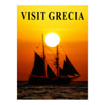 Griechenland Reiseplakat
