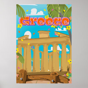 Griechenland-Reiseposter. Poster