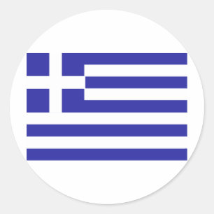 GRIECHENLAND RUNDER AUFKLEBER