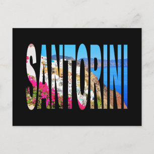 Griechenland santorin oia postkarte