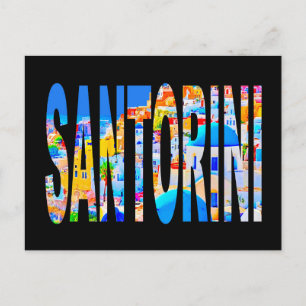 Griechenland santorin oia postkarte