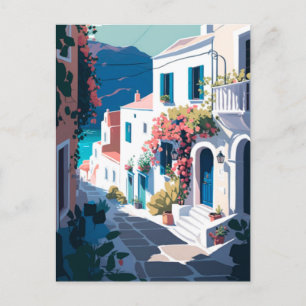 Griechenland Santorini Postkarte