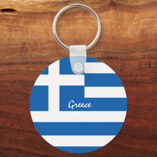 Griechenland Schlüsselanhänger und griechische Fla