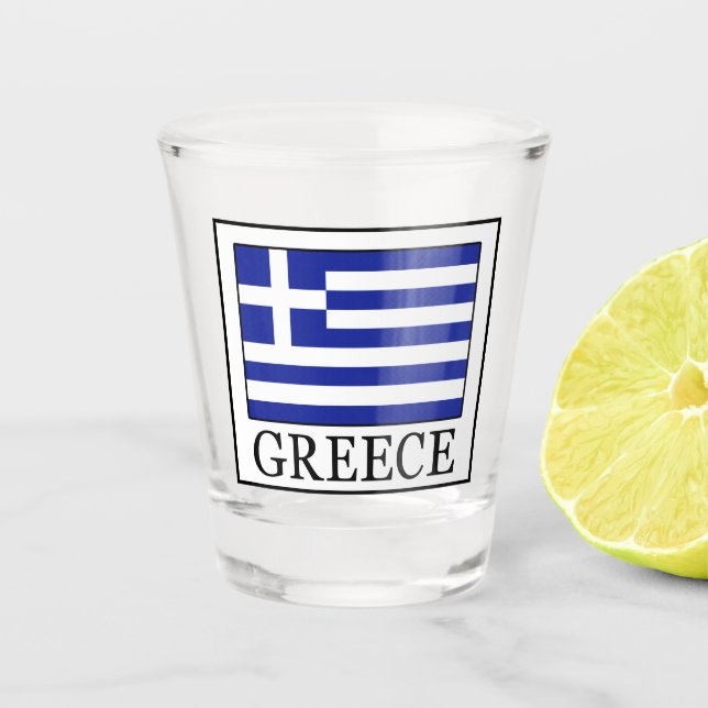 Griechenland Schnapsglas (Vorderseite)