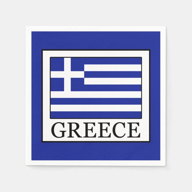 Griechenland Serviette (Vorderseite)