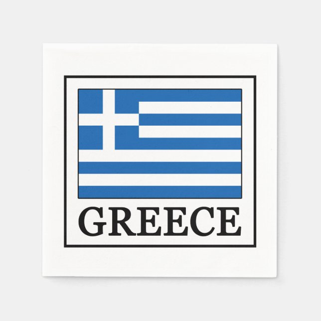 Griechenland Serviette (Vorderseite)