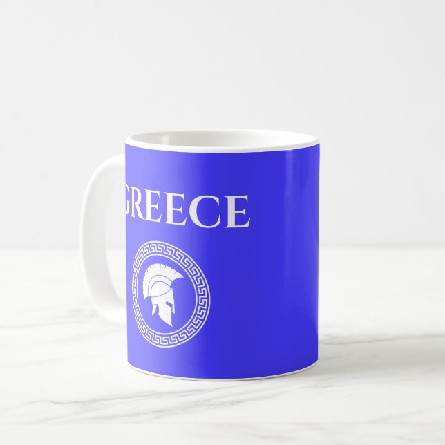 Griechenland Spartan Kaffeetasse (Vorderseite Links)