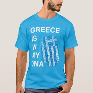 Griechenland steckt in meiner DNA Fingerprint Patr T-Shirt