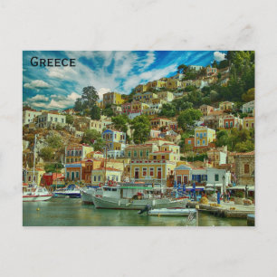 Griechenland Symi Greece Island Travel Foto Postkarte