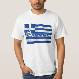 Griechenland T - Shirt der Fußballflagge
