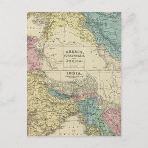 Griechenland, Türkei, Persien, Indien Postkarte
