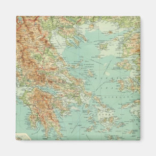 Griechenland und die Ägäis Magnet