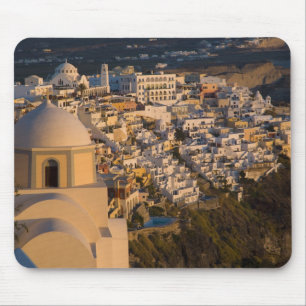 Griechenland und die griechische Insel Santorini Mousepad