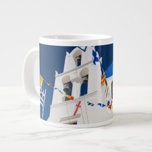 Griechenland und die griechische Insel Santorini S Jumbo-Tasse