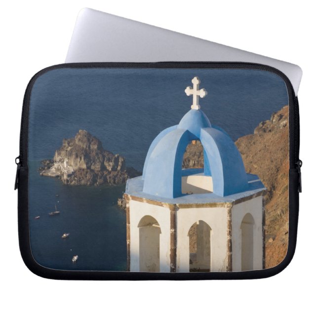 Griechenland und die griechische Insel Santorini S Laptopschutzhülle (Vorderseite)