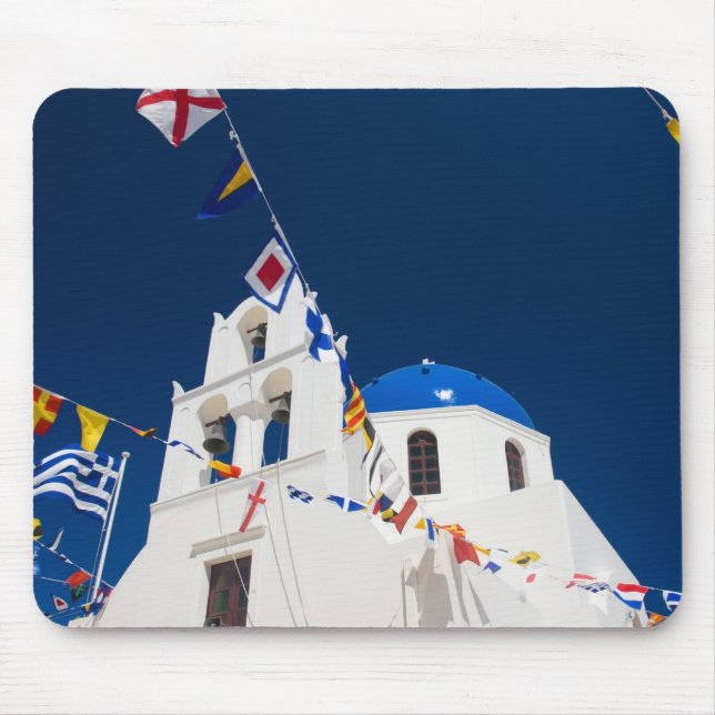 Griechenland und die griechische Insel Santorini S Mousepad (Vorne)