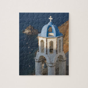Griechenland und die griechische Insel Santorini S Puzzle