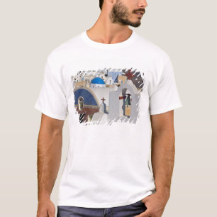 Griechenland und die griechische Insel Santorini S T-Shirt