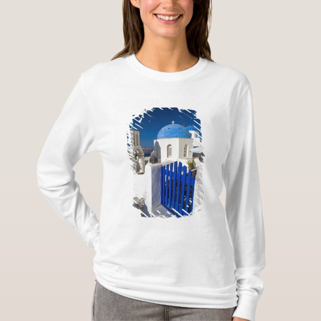 Griechenland und die griechische Insel Santorini S T-Shirt (Vorderseite)