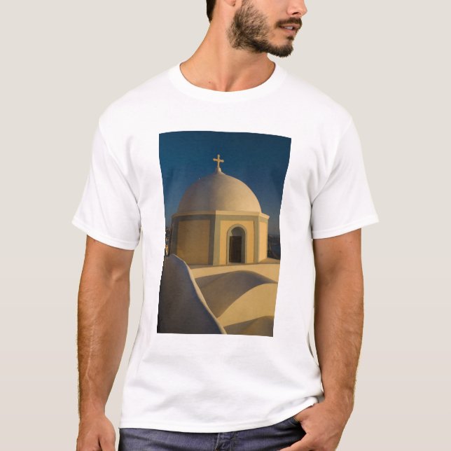 Griechenland und die griechische Insel Santorini S T-Shirt (Vorderseite)