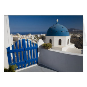 Griechenland und griechische Insel Santorin aus de