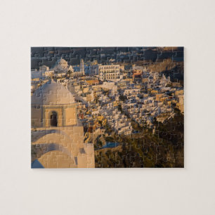 Griechenland und griechische Insel Santorin Stadt Puzzle