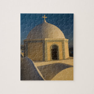 Griechenland und griechische Insel Santorin Stadt Puzzle