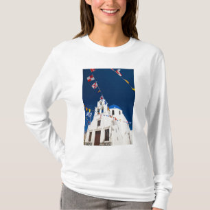Griechenland und griechische Insel Santorin Stadt  T-Shirt