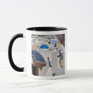 Griechenland und griechische Insel Santorin Stadt Tasse