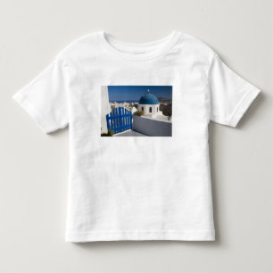 Griechenland und griechische Insel Santorini aus d Kleinkind T-shirt