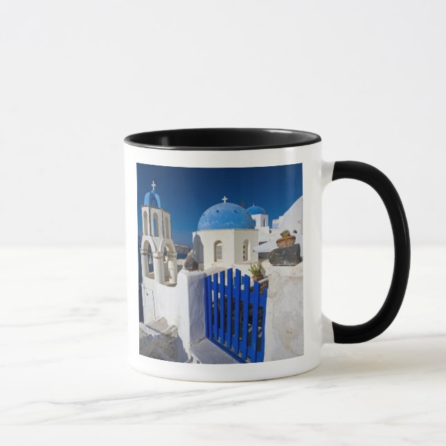 Griechenland und griechische Insel von Santorini Tasse (Rechts)