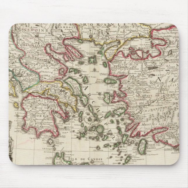 Griechenland und Türkei Mousepad (Vorne)
