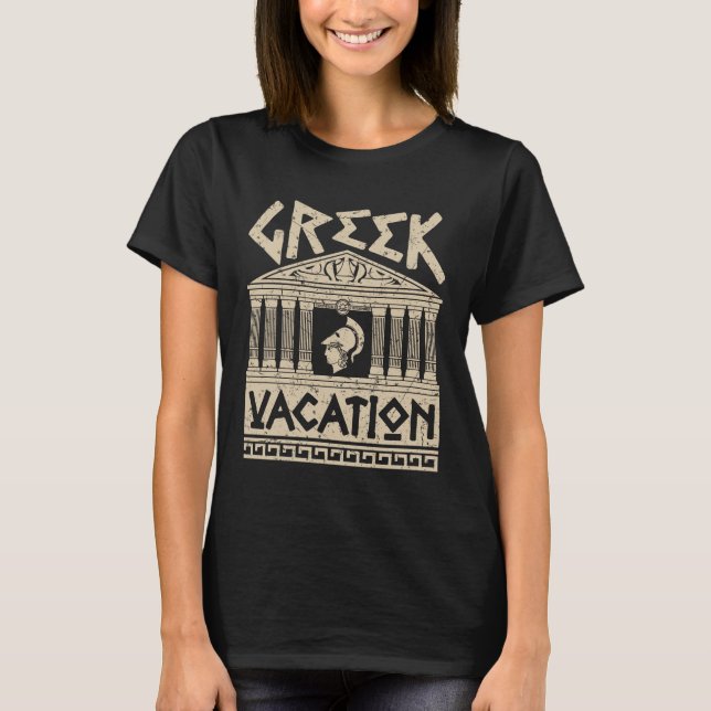 Griechenland Urlaub Reisen T-Shirt (Vorderseite)