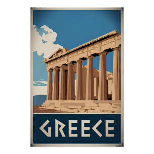 Griechenland Vintag Poster