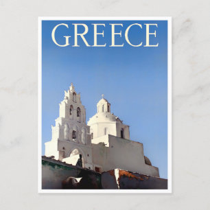 Griechenland Vintage-Reisepostkarte Postkarte
