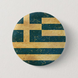 Griechenland Vintager Grunge Button