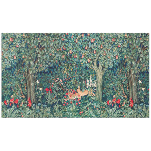 GRIECHENLAND, WALDBREITTIERE Hares, Grüne Blüte Tischdecke