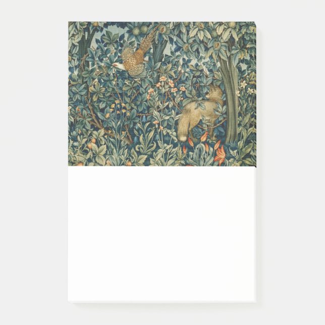 GRIECHENLAND, WALDTIERE, FLEISCH, Pheasant, grüne  Post-it Klebezettel (Vorderseite)