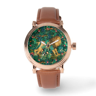 GRIECHENLAND,WALDTIERE LION ARMBANDUHR