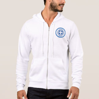 Griechenland Wappen Kreisform Hoodie