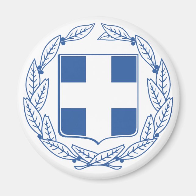 Griechenland Wappen Magnet (Vorne)
