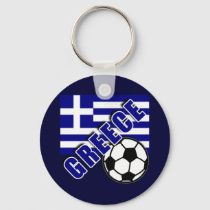 GRIECHENLAND-WeltFußballfan-T-Shirts Schlüsselanhänger