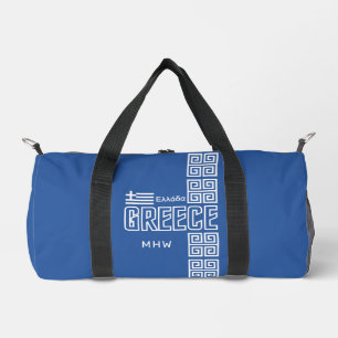 Griechenland-Zollmonogramm Duffle Bag