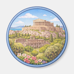 Griechenlands Akropolis Magnet