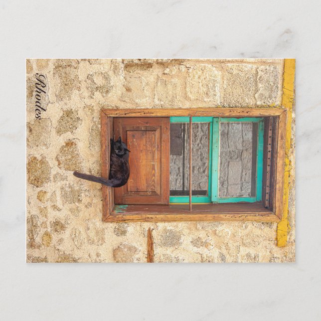 Griechin Postkarte (Vorderseite)