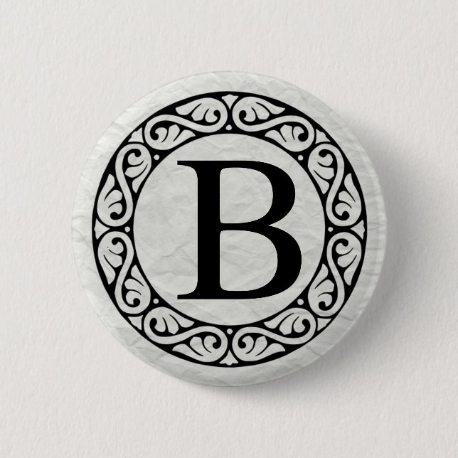 Griechisch Alphabet Letter Beta Button (Vorderseite)