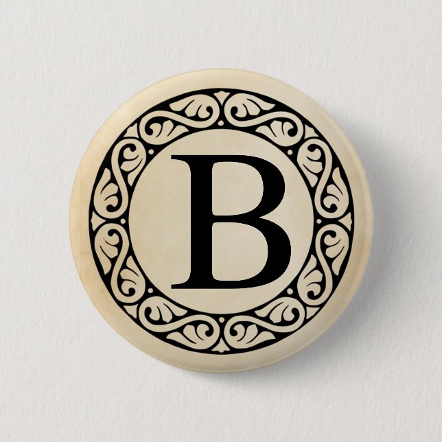 Griechisch Alphabet Letter Beta Button (Vorderseite)