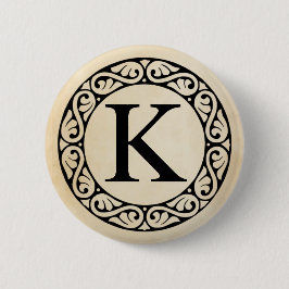 Griechisch Alphabet Letter Kappa Button